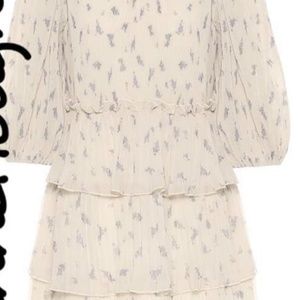 Ganni Georgette Floral Mini Dress